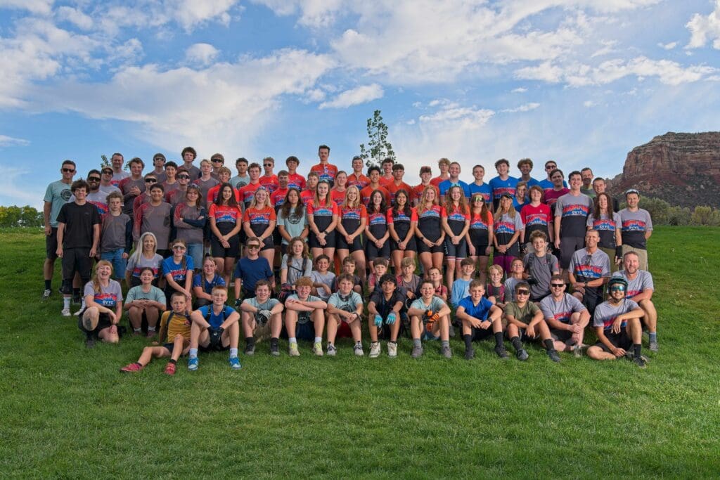 Grand Valley Youth Cycling's Whole Program Team Photo